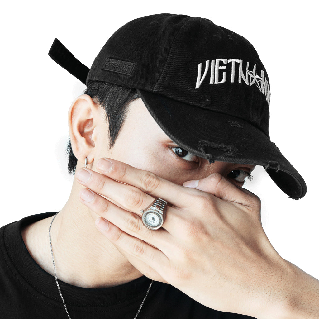 Grimm DC Nón rách-đẹp Người Việt tự-hào xu hướng 2024 Mùa hè