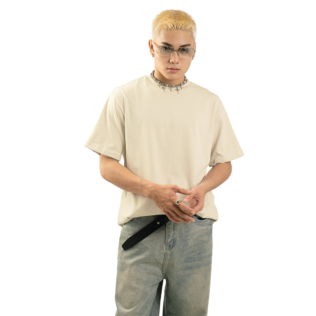 Grimm DC Áo thun trơn Fresh tee // Chocolate martini