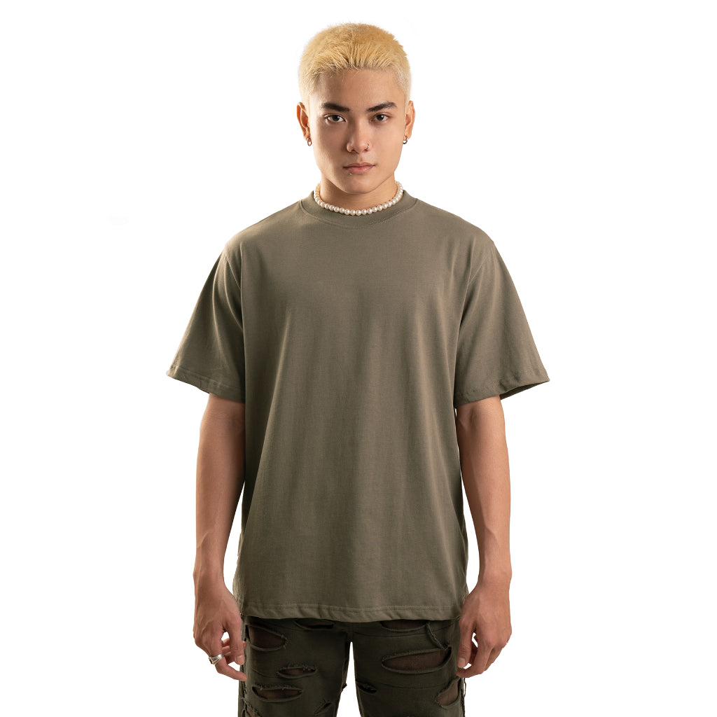 Grimm DC Áo thun trơn Fresh tee // Winter caribou cotton thấm hút tốt co giãn 2 chiều