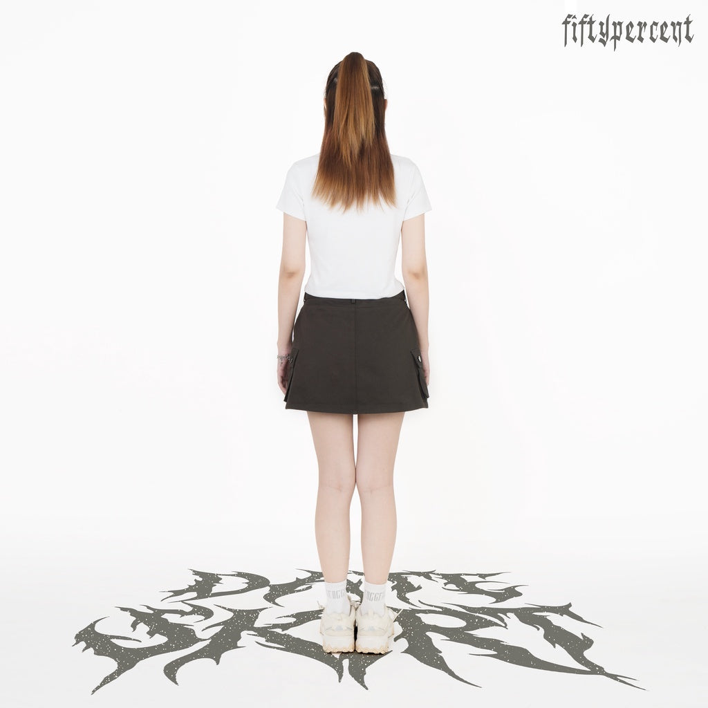Grimm DC Chân váy bé-nê-phích (Date skirt) // Dark moss