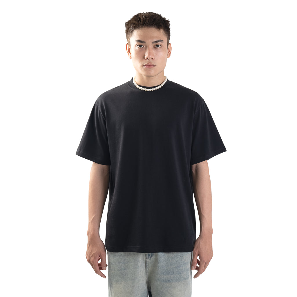 Grimm DC Áo thun trơn Fresh tee // Black
