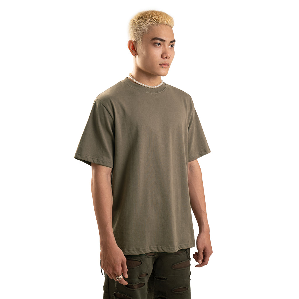 Grimm DC Áo thun trơn Fresh tee // Winter caribou cotton thấm hút tốt co giãn 2 chiều